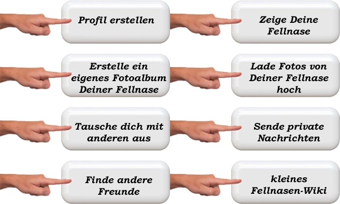 Vorteile der Fellnasen Community